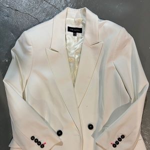 Pink Tartan- White Blazer- Brand New, No Tags Size 14